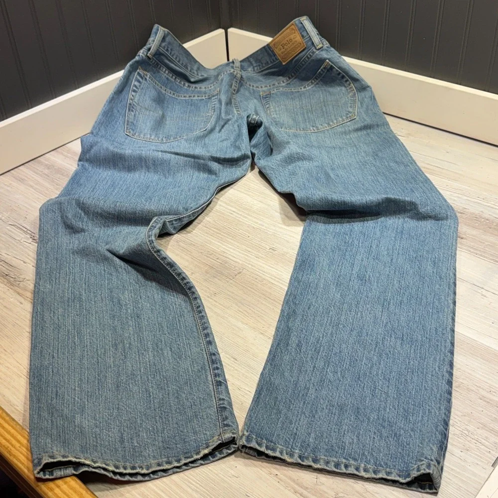 Polo Ralph Lauren Hampton Relaxed Straight Jeans Mens 36x32